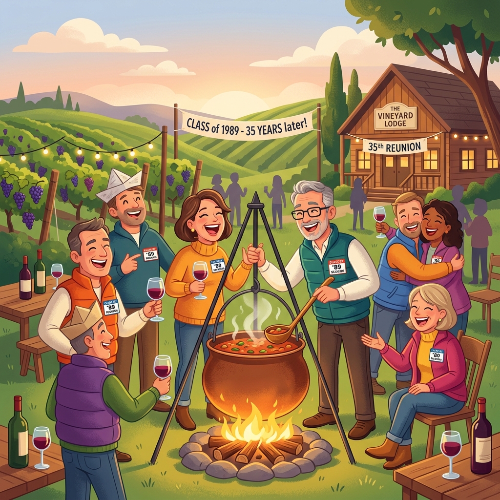 Reunion Illustration